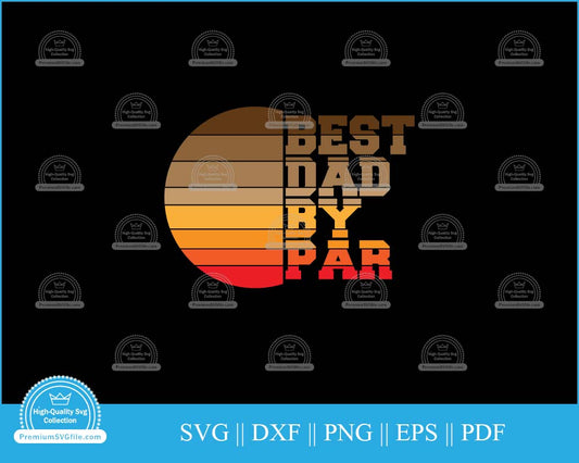 Best dad by par svg