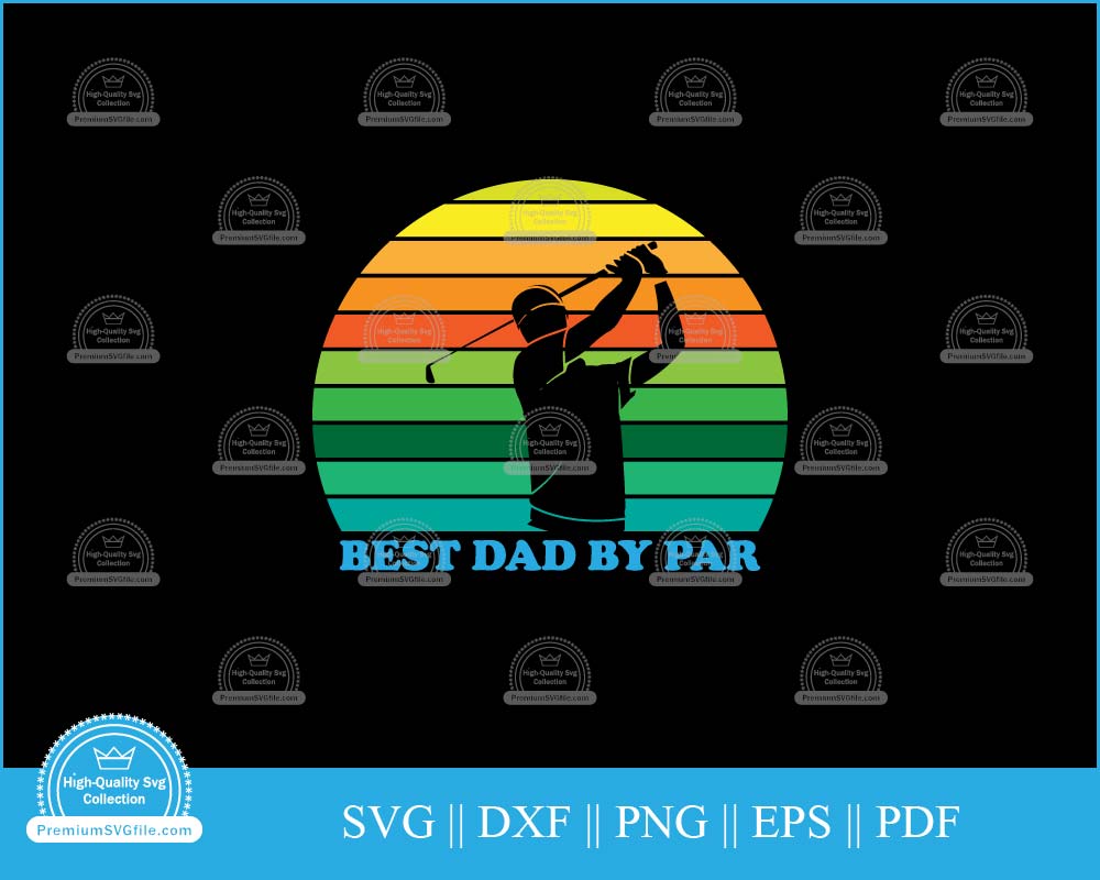 Father's Day Best dad by par svg