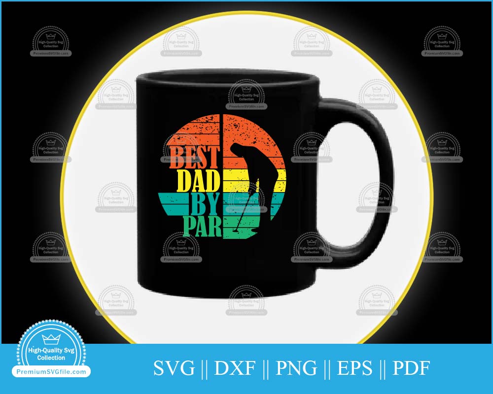 Best dad by par golf svg