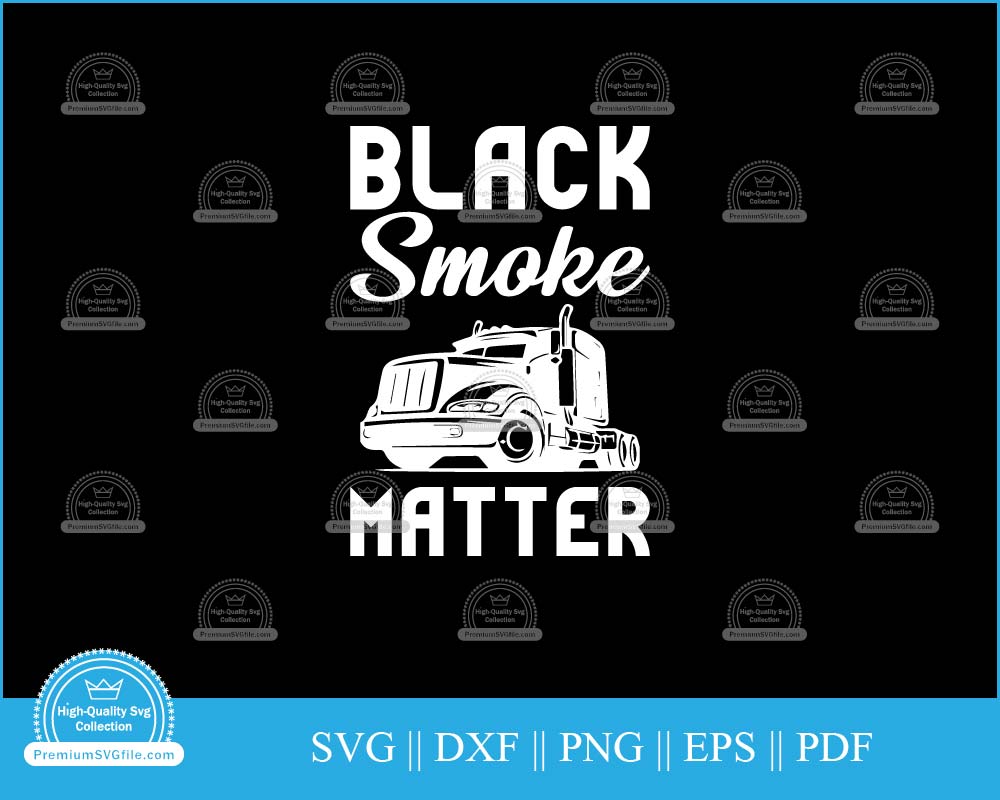 Black smoke matter svg