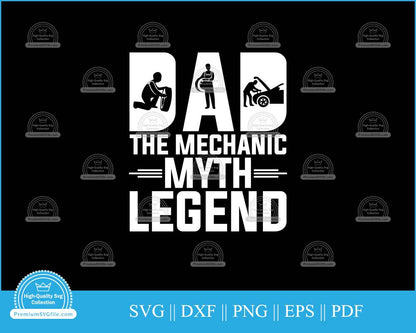 The Mechanic myth legend svg