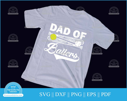 Dad of ballers Father's Day svg