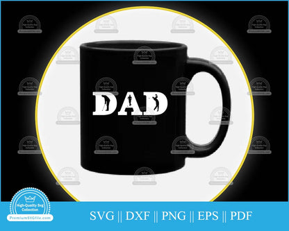 Father's Day Design Golf dad svg