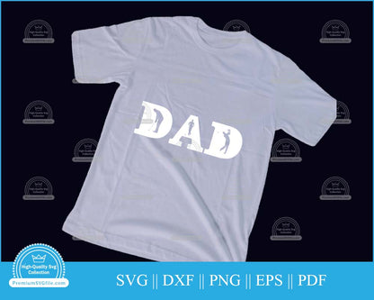 Father's Day Design Golf dad svg