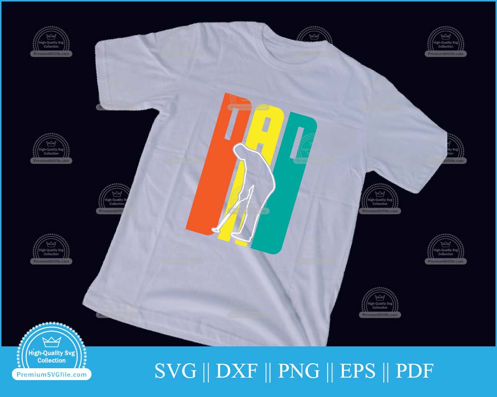 Father's Day Golf dad svg