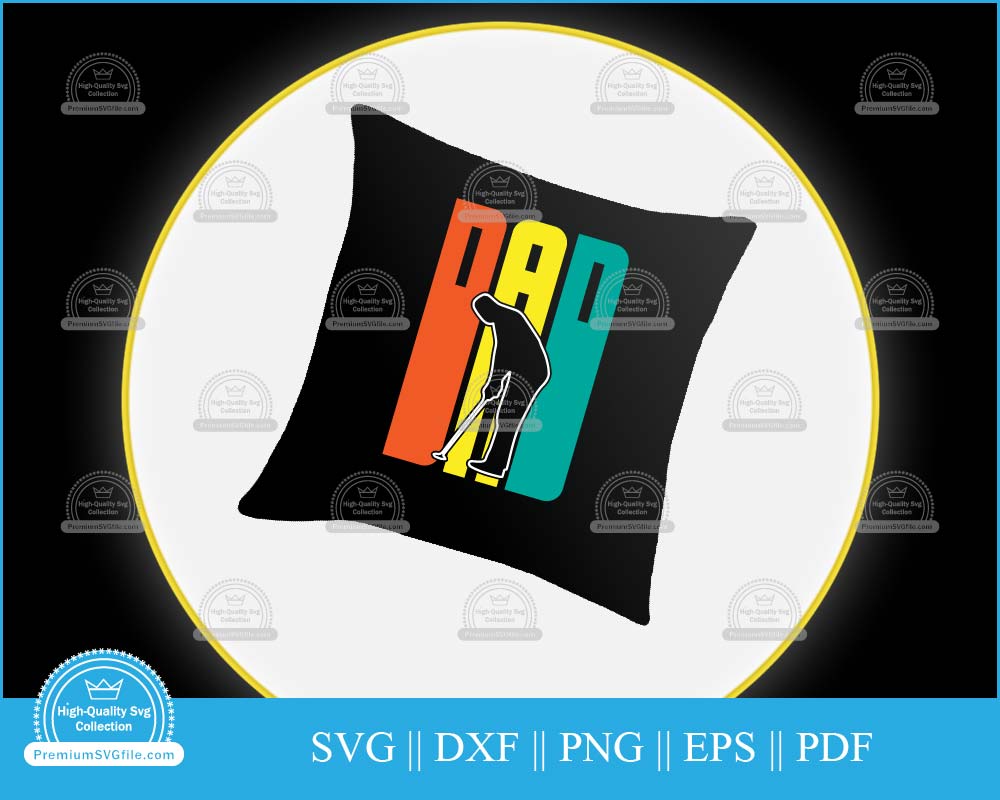 Father's Day Golf dad svg