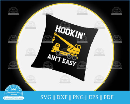 Hooking ain't easy svg