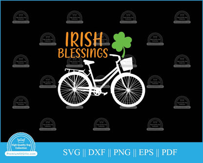 Irish blessings Bicycle Design svg