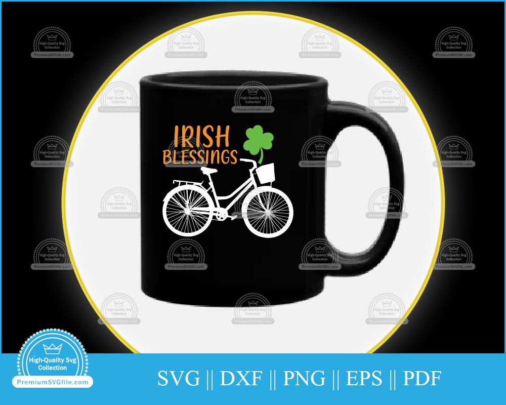 Irish blessings Bicycle Design svg