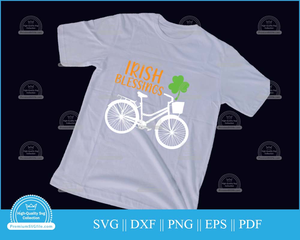 Irish blessings Bicycle Design svg