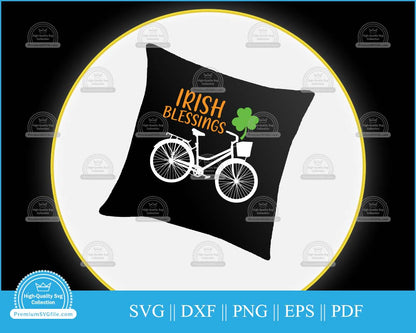 Irish blessings Bicycle Design svg