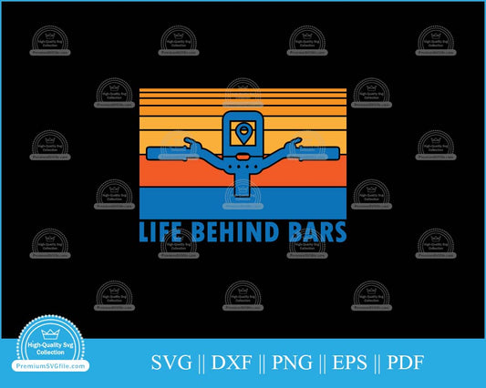 Life behind bars svg