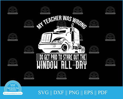 My teacher was wrong I do get paid svg printable cut file