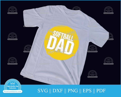 Softball dad Sports Clip Art svg