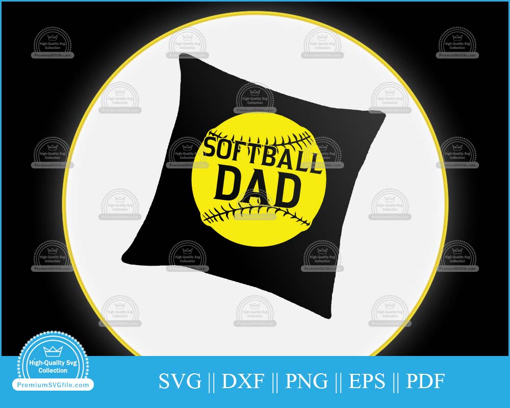 Softball dad Father's Day Sports svg