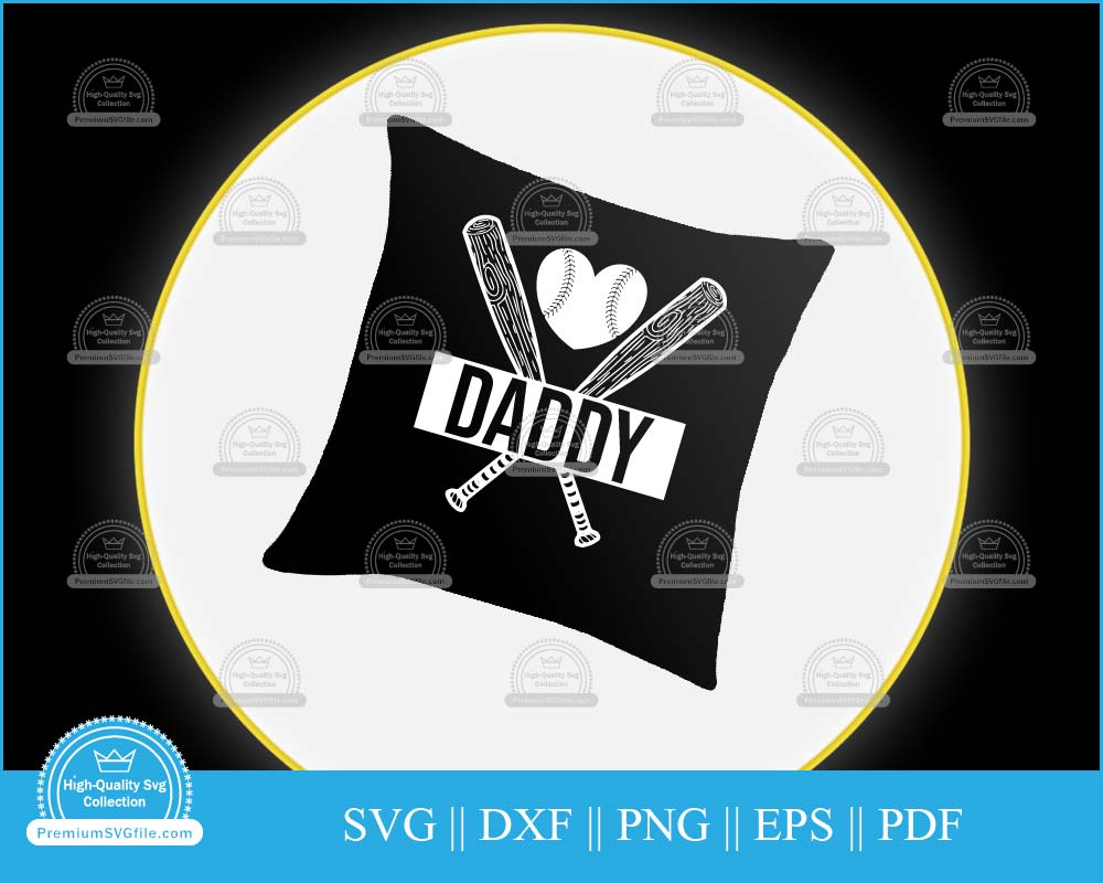 Softball daddy Father's Day svg