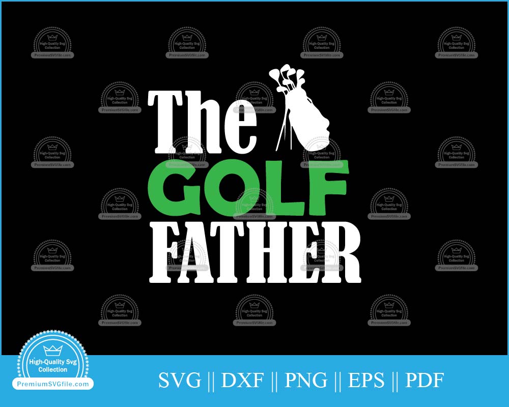 The golf father clip art