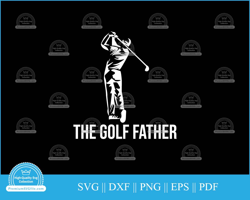 The golf father clip art