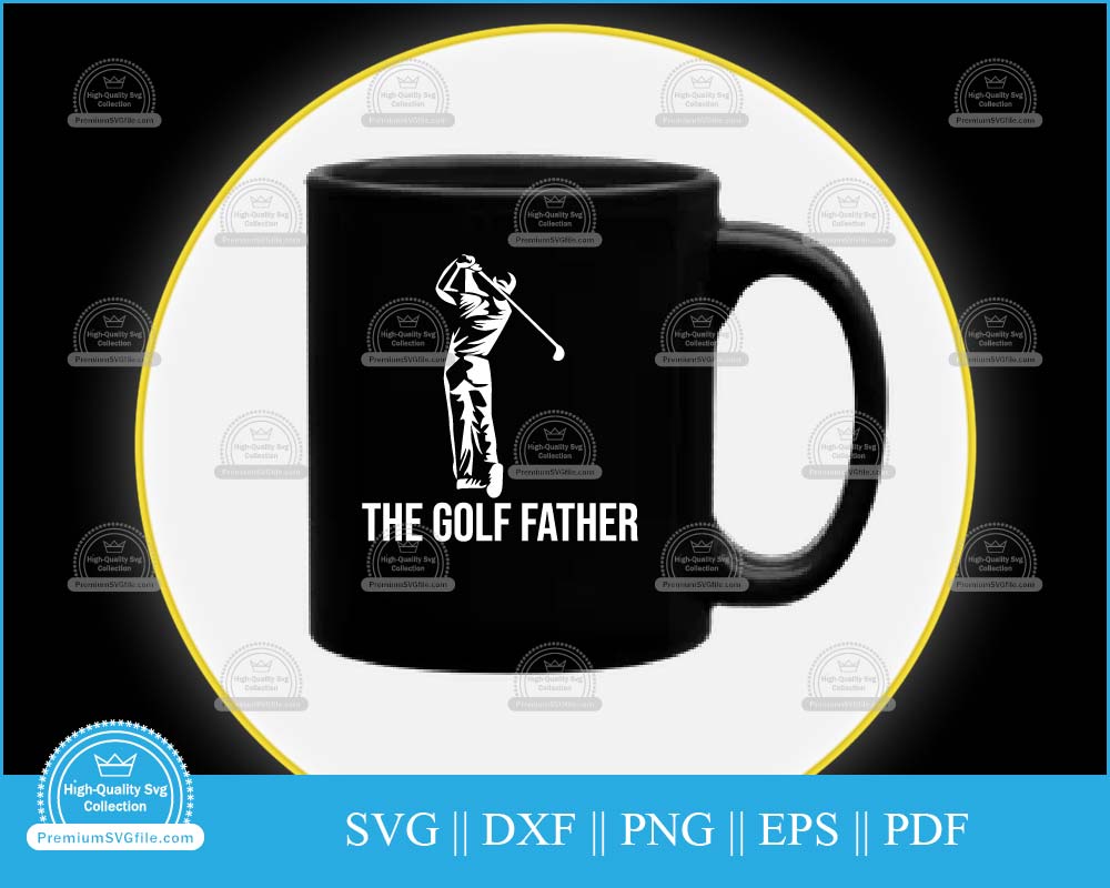 The golf father clip art