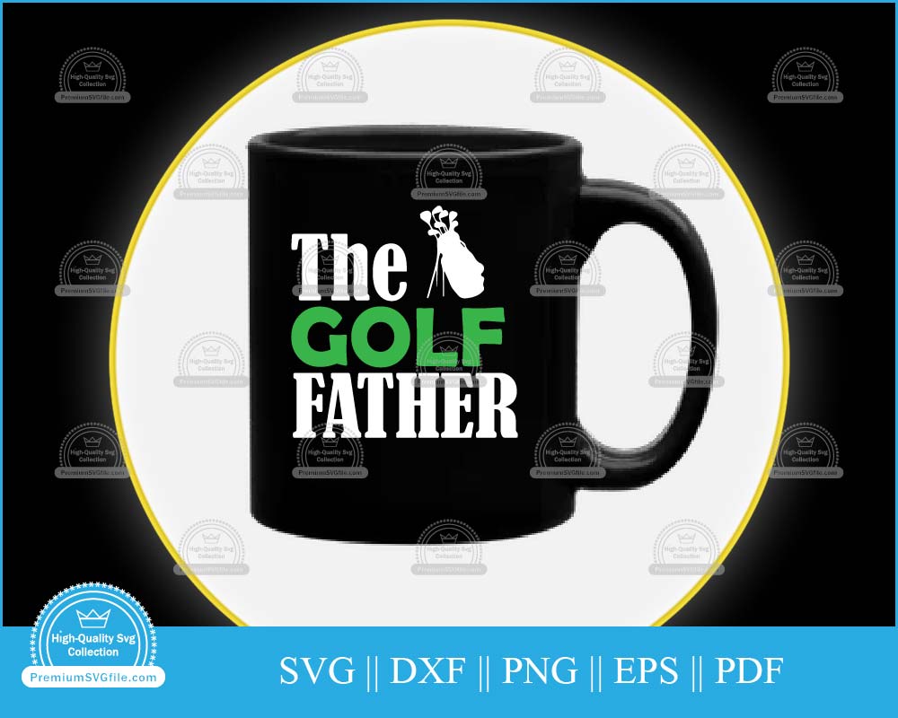 The golf father clip art