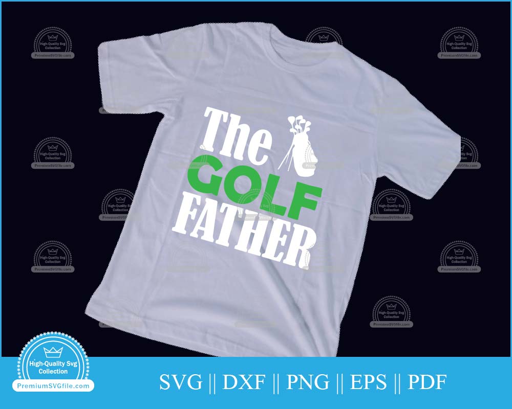 The golf father clip art