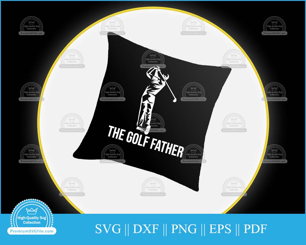 The golf father clip art