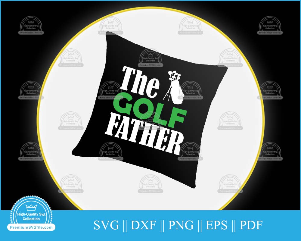 The golf father clip art